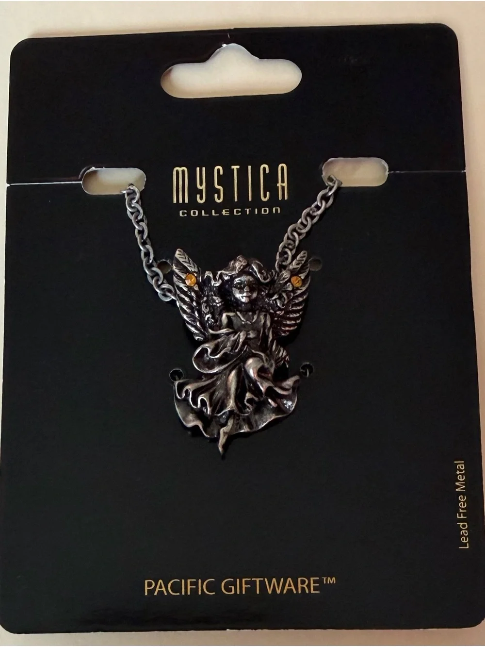 NWT Silver Angel Pendant Necklace